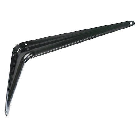 Hampton Hampton Black Steel Shelf Support 18 Ga. 8X10 in. L 100 lb 01-7520-324